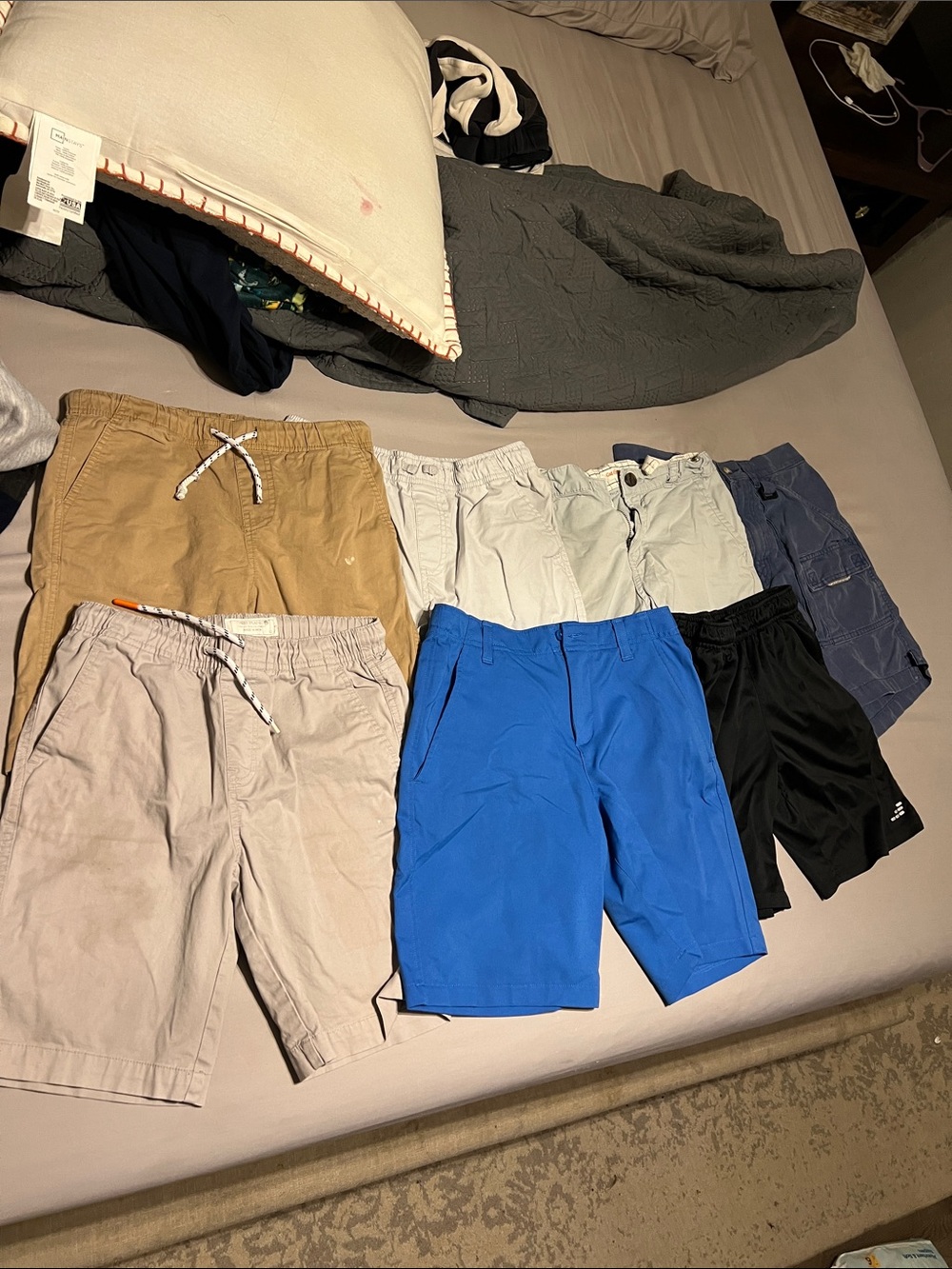 7 pairs of boys shorts